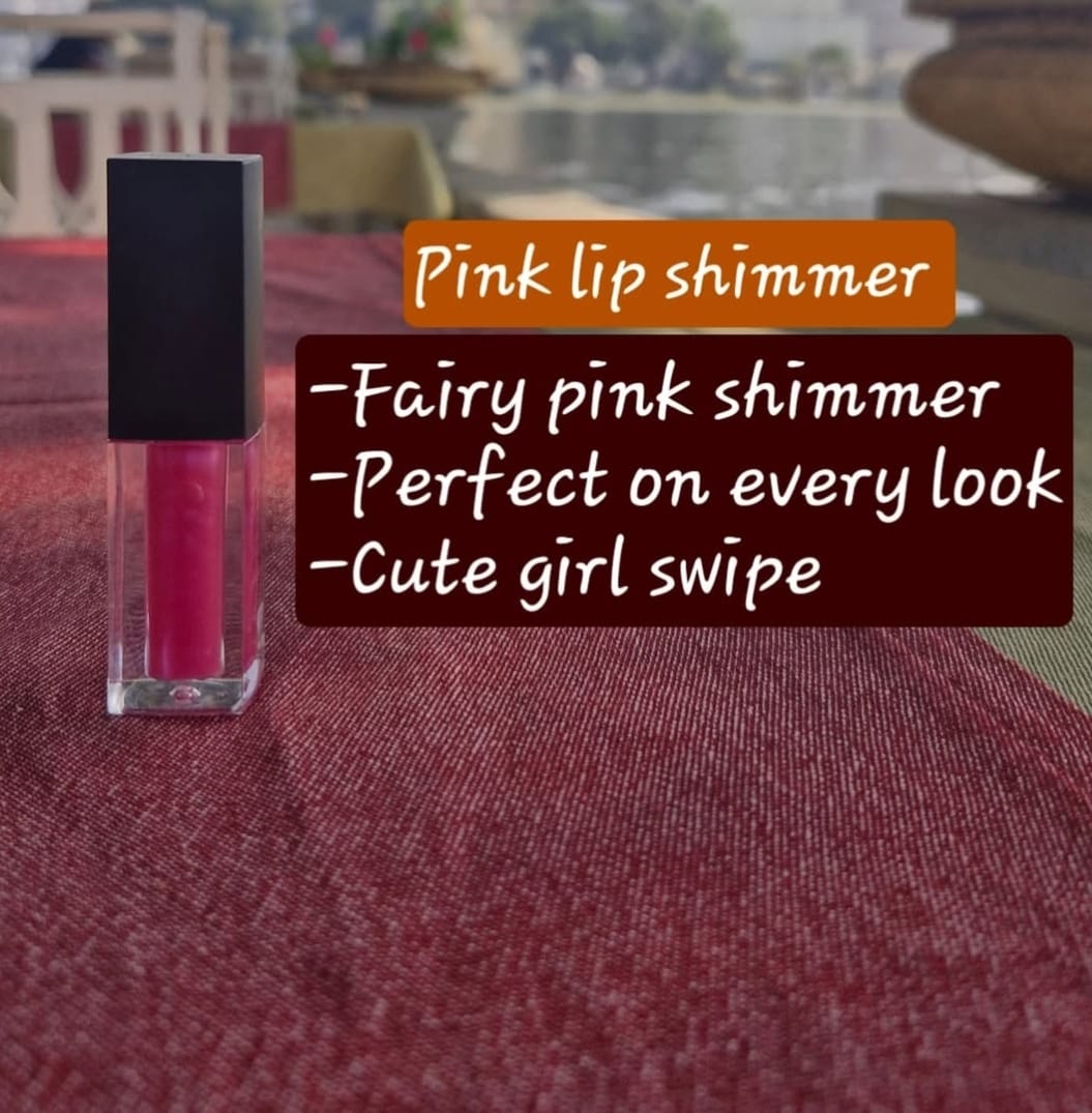 Pink Shimmer Lip Gloss